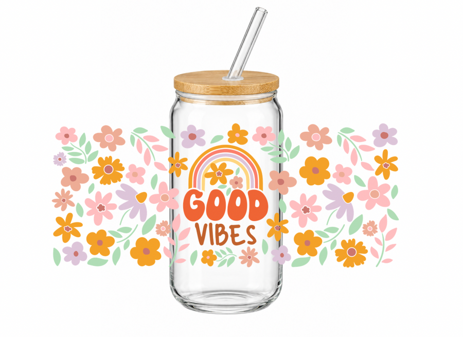 Verres thème floral