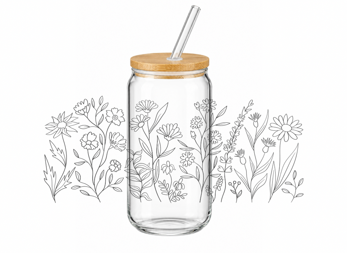 Flowers fine-line